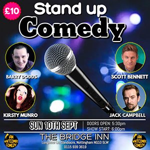 Stand Up Comedy at the Bridge Inn