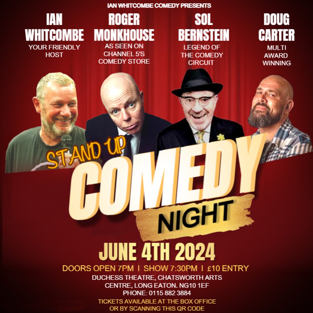 Duchess Theatre Stand Up Comedy Night - June 2024